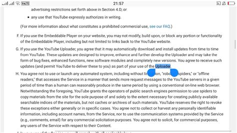 youtube channel rules and regulations